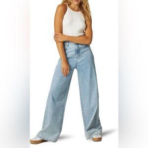 Lee High-Rise Wide-Leg Slouch Jeans - US 31